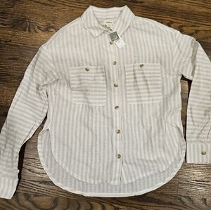 Brand new Upwest Button Down Shirt - Cotton / Linen blend